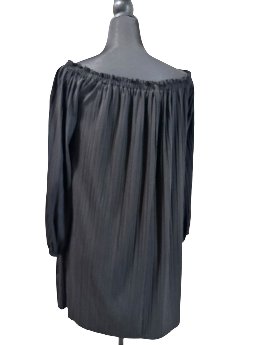 On Running Black One-Shoulder Pleated Dress